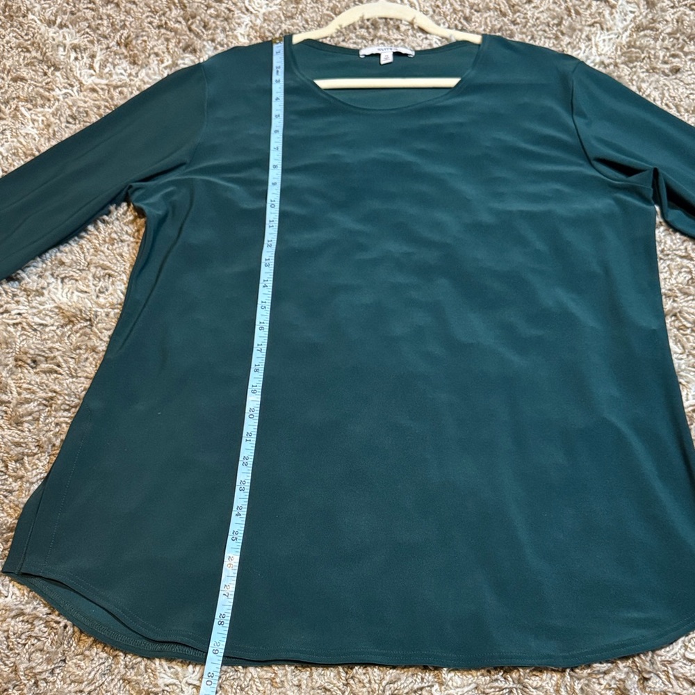 NWOT Sympli Go To Tee Relaxed Evergreen size 16 - Picture 12 of 14